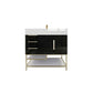 Boreal 36" Freestanding Bathroom Vanity (Left Drawers)