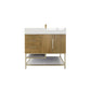 Boreal 36" Freestanding Bathroom Vanity (Left Drawers)