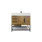 Boreal 36" Freestanding Bathroom Vanity (Left Drawers)