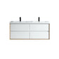 Fiora 60" Double Sink Floating Bathroom Vanity