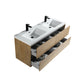 Fiora 60" Double Sink Floating Bathroom Vanity