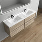 Fiora 72" Double Sink Floating Bathroom Vanity