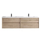 Fiora 84" Double Sink Floating Bathroom Vanity