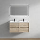 Fiora 48" Double Sink Floating Bathroom Vanity