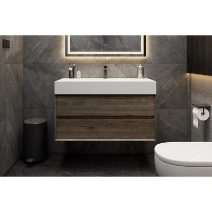 Halo 42“ Floating Bathroom Vanity