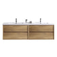 Fiora 84" Double Sink Floating Bathroom Vanity