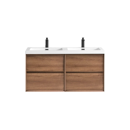 Fiora 48" Double Sink Floating Bathroom Vanity