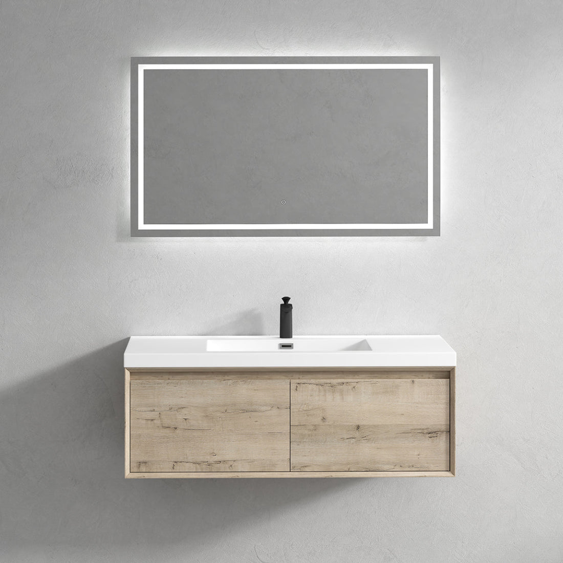 Nordic 48” Single Sink Floating Bathroom Vanity