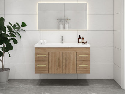 Aqua 48" Single Sink Floating Bathroom Vanity