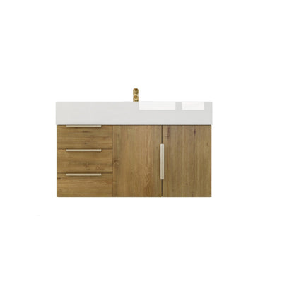 Boreal 36" Floating Bathroom Vanity (Left Drawers)