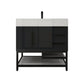 Boreal 36" Freestanding Bathroom Vanity (Right Drawers)
