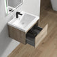 Nordic 24” Single Sink Floating Bathroom Vanity