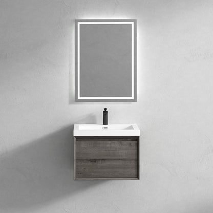 Nordic 24” Single Sink Floating Bathroom Vanity